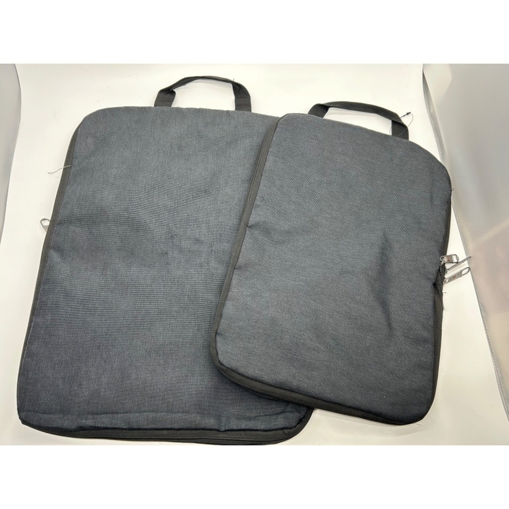 Lot of 2 SWISS GEAR Compression Packing Cubes Black Accessory Bags 17x13x3.5 - Picture 4 of 5